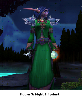 Figure 5: Night Elf priest