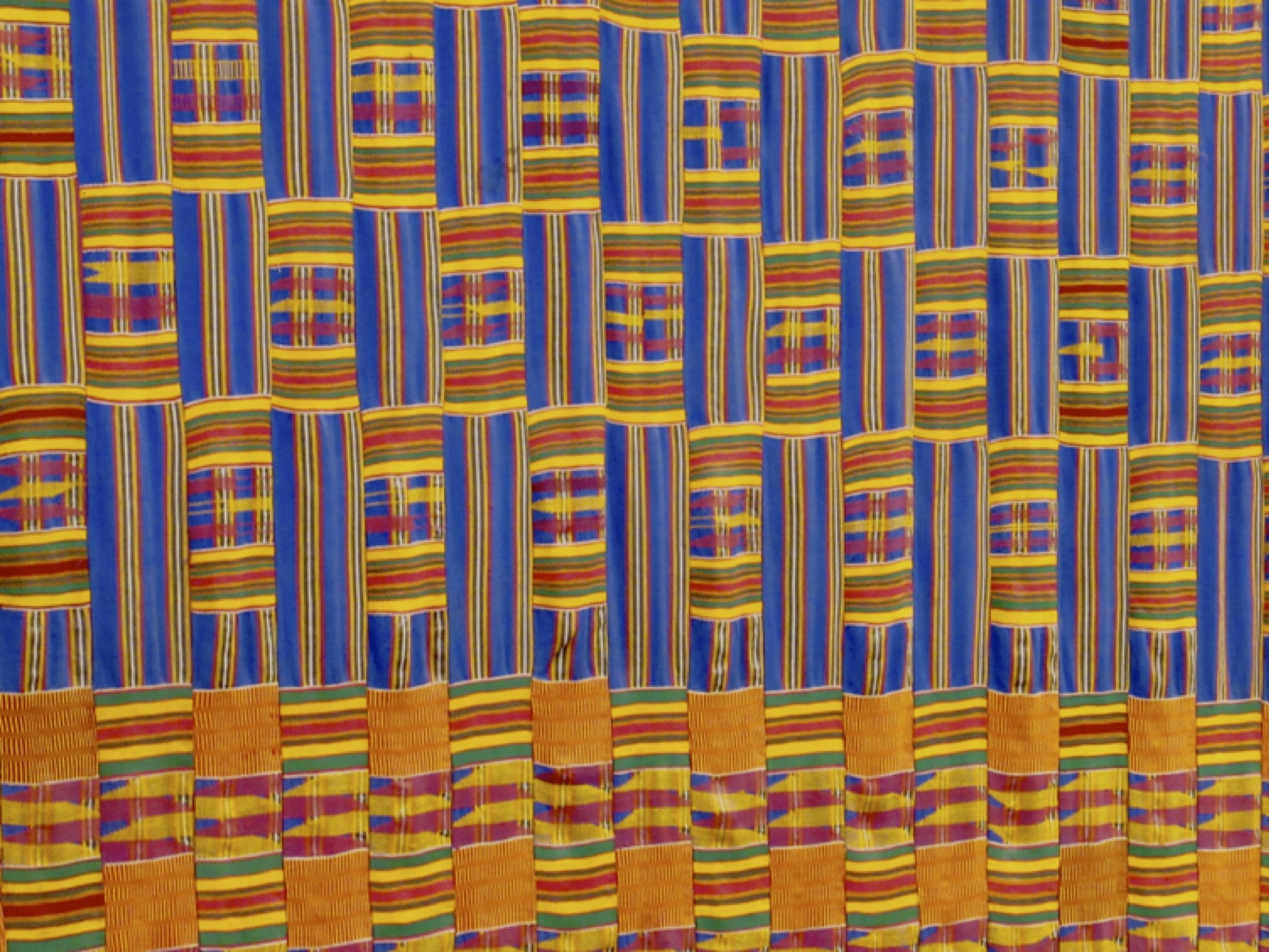 Kente cloth (Asante and Ewe peoples) (article)